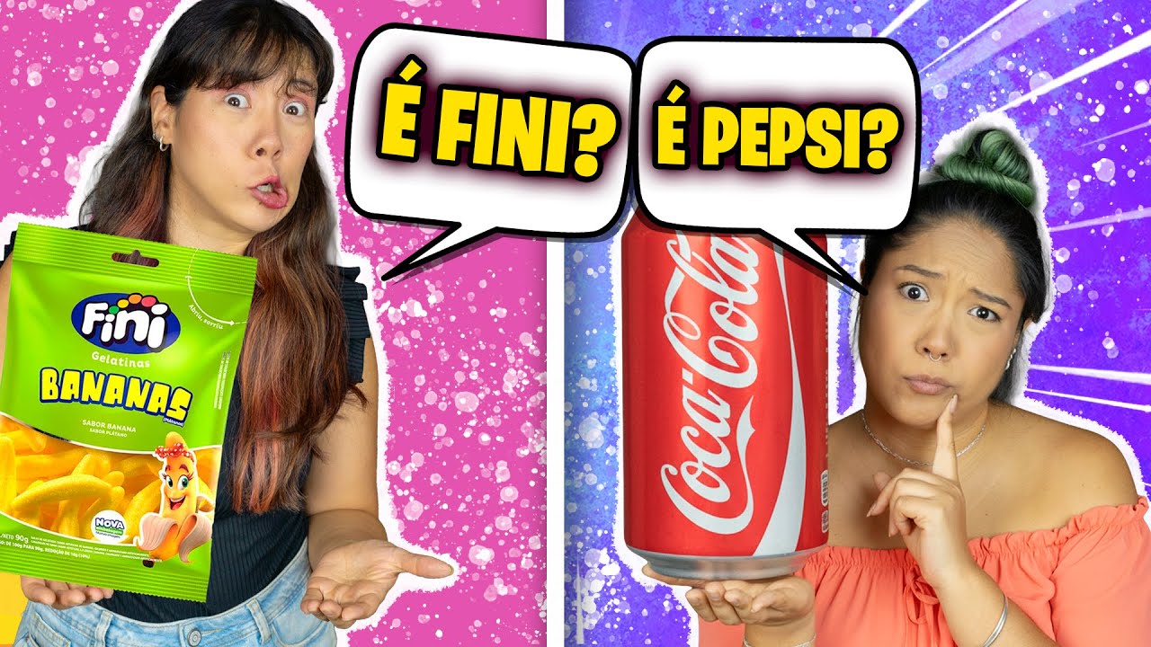ACERTE A COMIDA CORRETA DE OLHOS VENDADAS |  Blog das irm&atilde;s