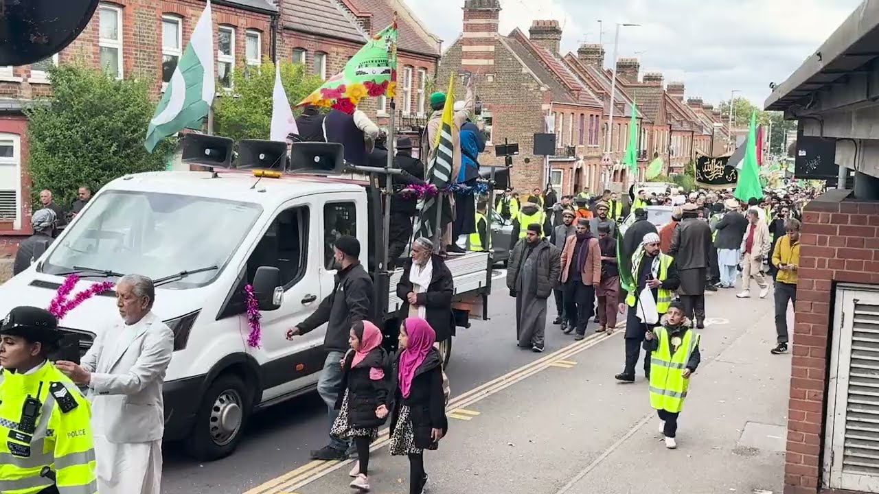 41st Annual Grand MILAD-UN-NABI ﷺ Procession Juloos LONDON 29 Sep 2024 | Mawlid - Mufakkir-e-Islam