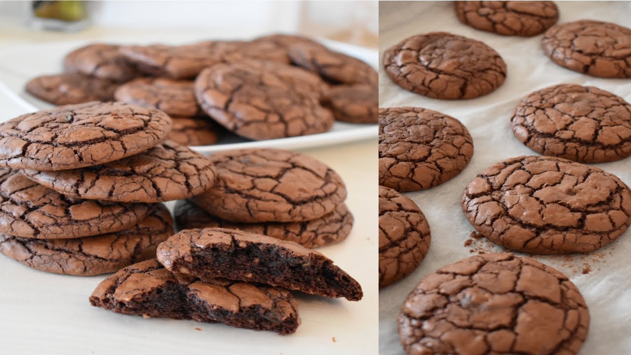 LEZZETİNDEN ÇATLAYAN BAĞIMLILIK YAPAN BROWNİ KURABİYE TARİFİ/BROWNİE COOKİES RECİPE/EASY COOKİES