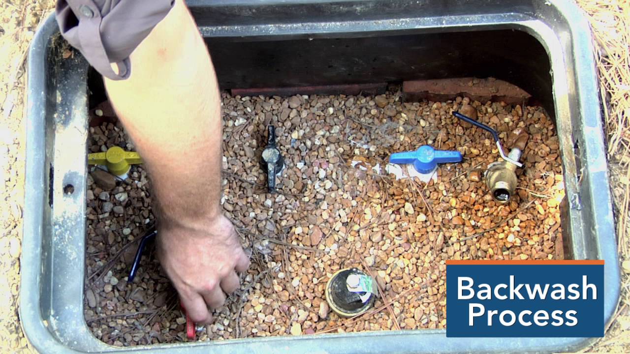 Backwashing Your Chief Whole House Filtration System