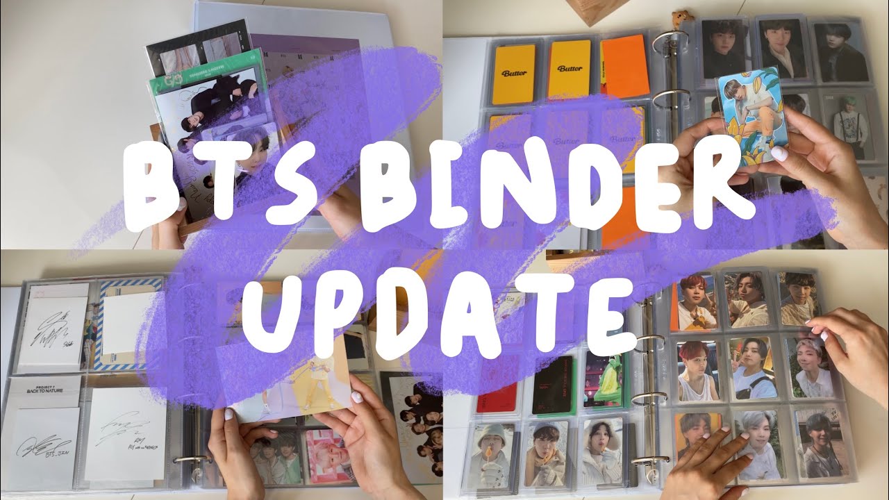 🪐BTS BINDER UPDATE: Store Photocards with Me✨| ASMR