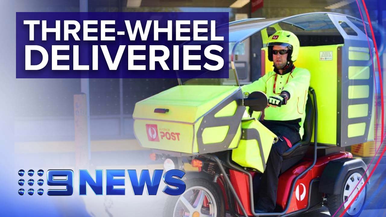 Australia Post trials new generation of postie bikes as parcel numbers boom | Nine News Australia