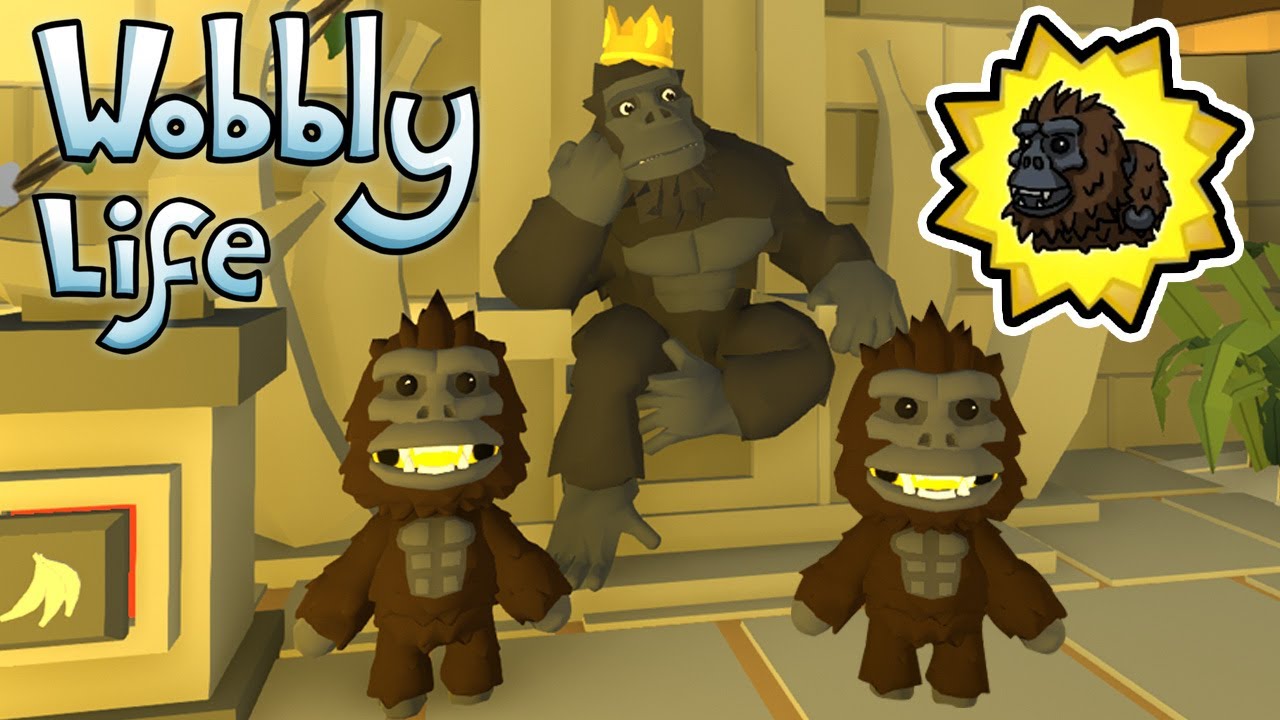 HOW TO GET THE GORILLA COSTUME & BANANA DEPOSITOR IN WOBBLY LIFE
