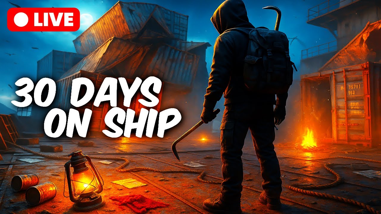 Castaway on a WRECKED Ship – 30 Days on Ship (First Look Gameplay)