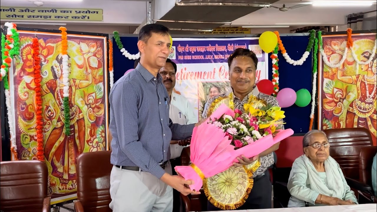 Retirement Party Mr. Narendra Singh Kamra TGT Maths JNV Panchkula