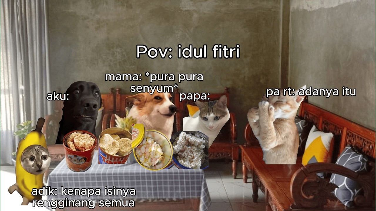 Pov: idul fitri 2026 | Special Idul Fitri | Meme Kucing | #pov #meme #kucing #cat