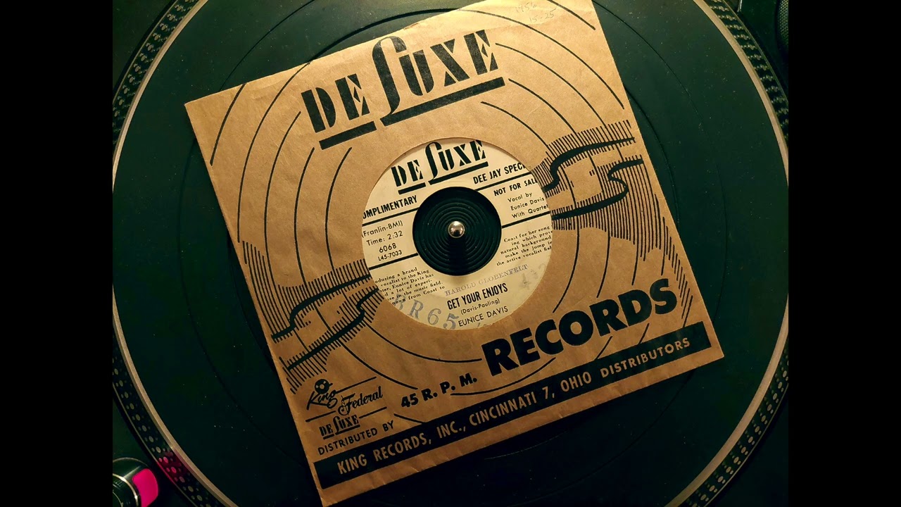 Eunice Davis - Get Your Enjoys (DeLuxe Promo)