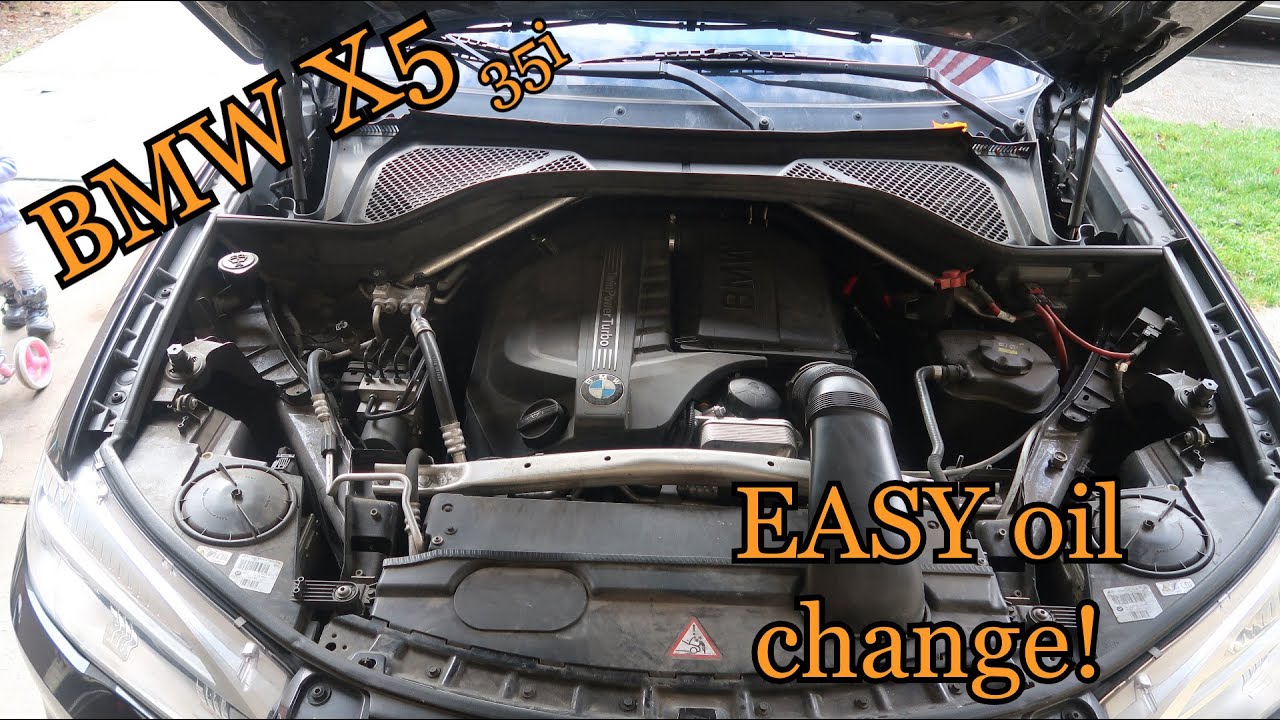 Замена масла BMW X5 xDrive35i 2015 года