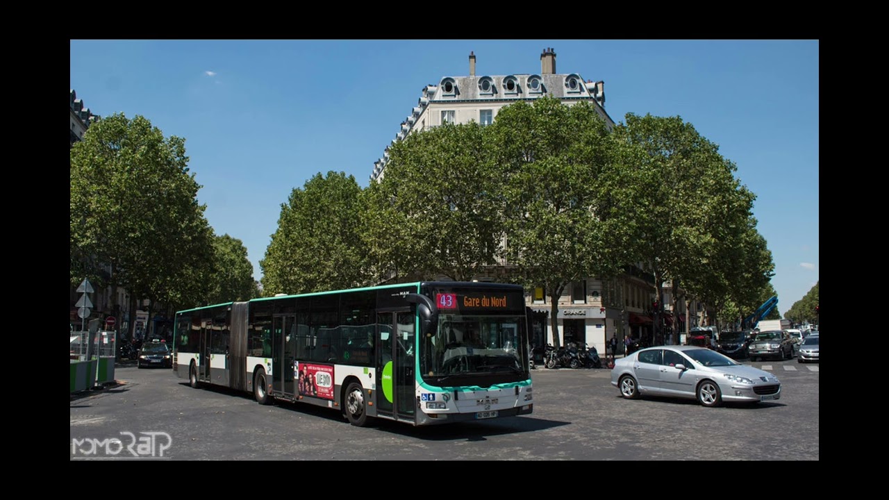 Ligne de Bus 43 RATP Parisienne