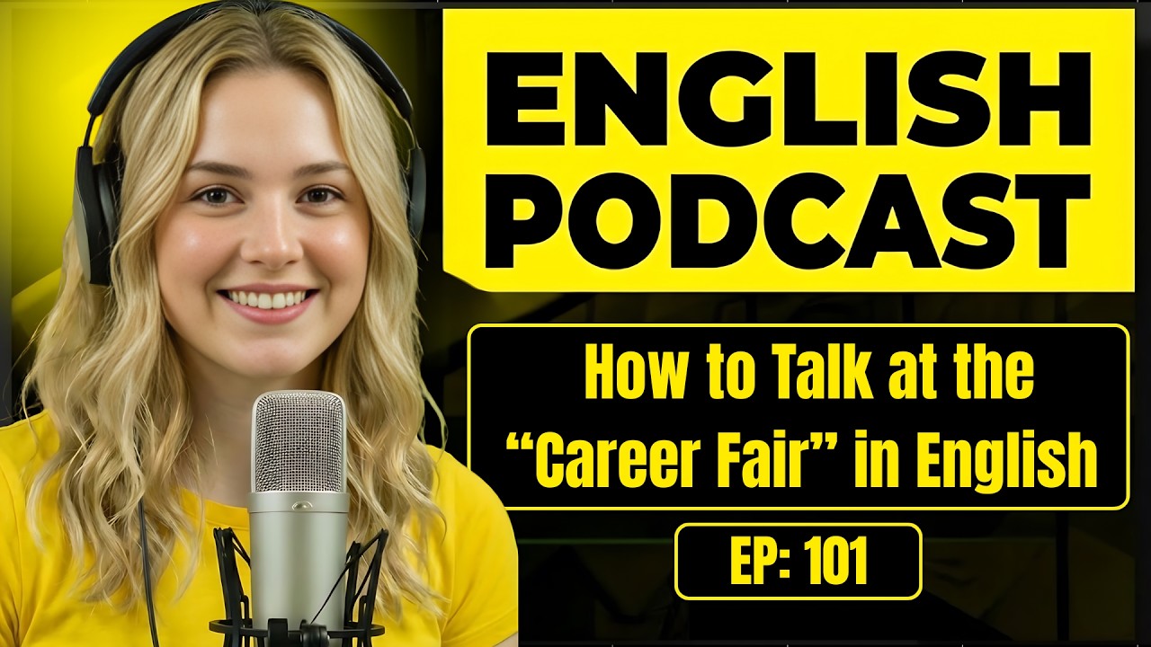 100 Essential Phrases & How to Talk at the Career Fair in English | English Conversation Practice