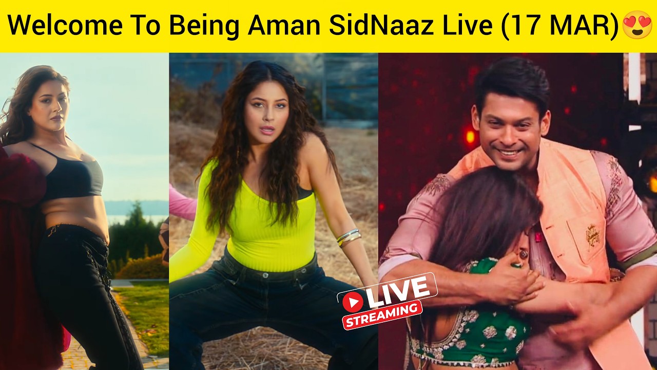 [17 MAR] Shehnaaz Gill's Banje Daaru Out Now 🔥😍 Being Aman SidNaaz Fans Live🌈