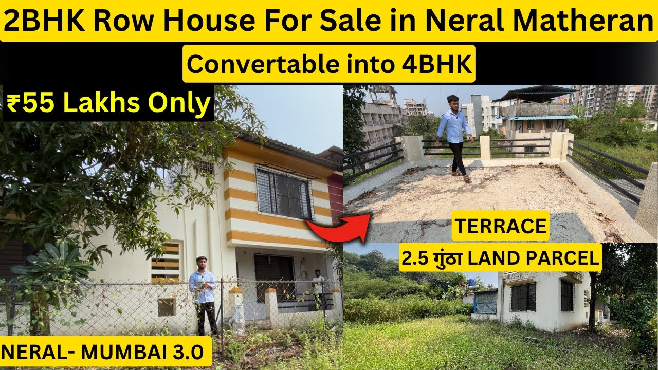 2BHK Row House For Sale in Neral Matheran, Near Mumbai