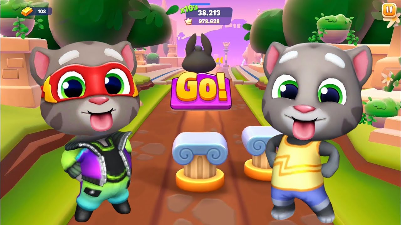 Talking Tom Time Rush Video - New Character Super Becca vs Prince Tom - Full Screen