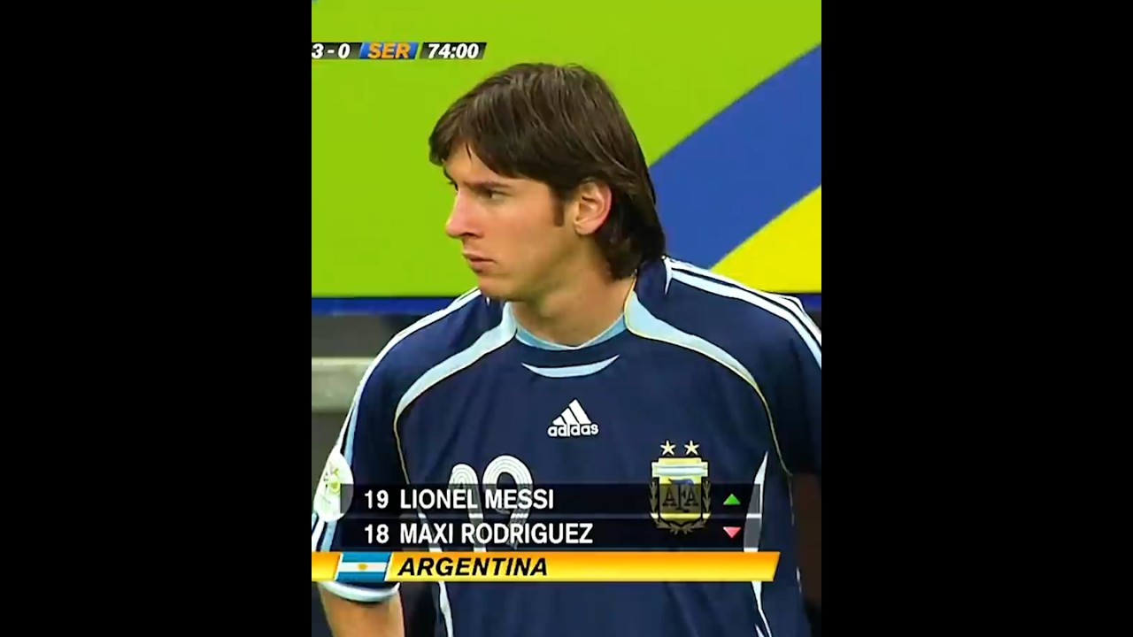18 Year Old Messi World Cup Debut Vs Serbia & Montenegro