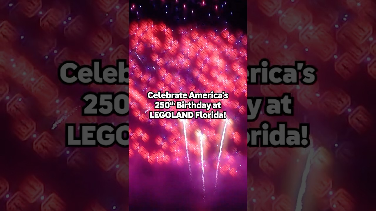 Celebrating America&rsquo;s 250th birthday at LEGOLAND Florida! #shorts