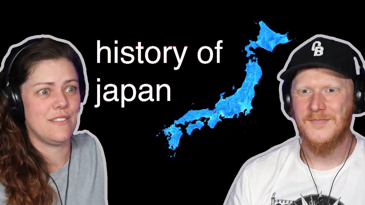 COUPLE React to History of Japan - Bill Wurtz | OFFICE BLOKE DAVE
