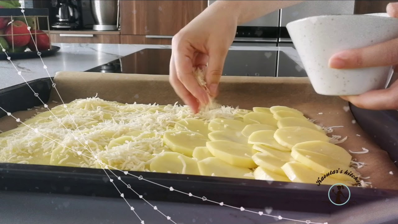 Roulé de Pommes de terre gratinées, saumon et fromage frais