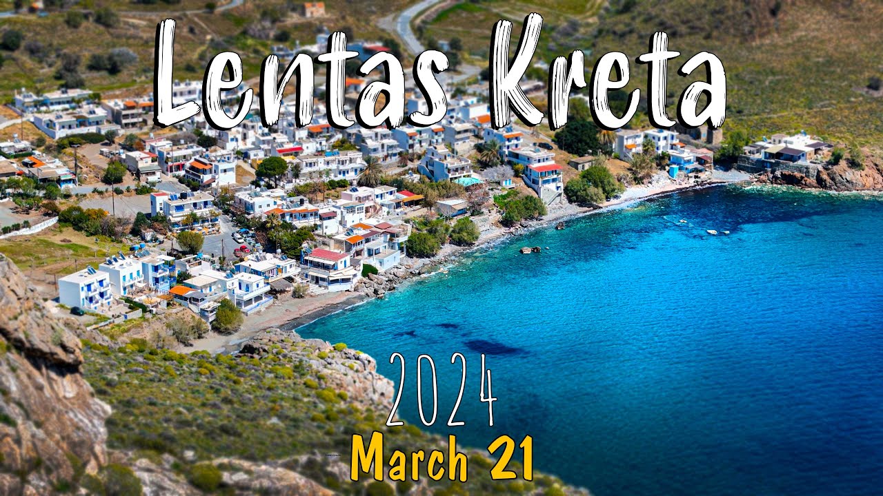 Crete Greece, road trip to 300 days of sun in a year, Lentas Kreta, Greece 2024, walk, vlog, drone