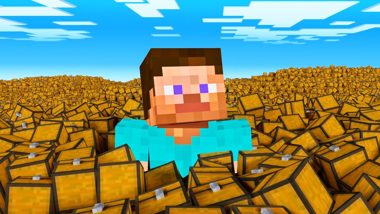 Как я получил 1 000 000 000 предметов в режиме выживания в Minecraft