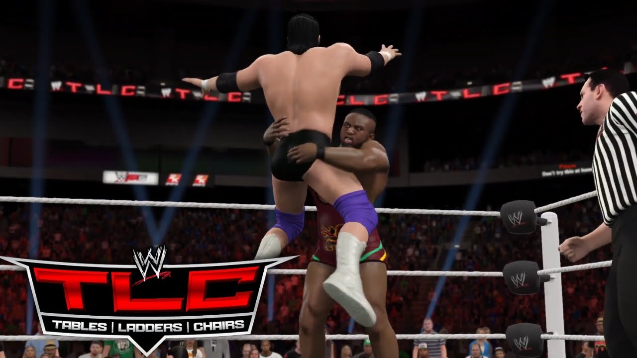 WWE 2K15 - Big E Vs Damien Sandow - Intercontinental Title: TLC 2013