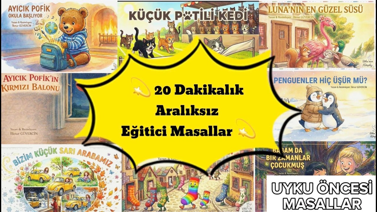 Uyku Öncesi Eğitici Masallar- Beş Masal Birarada #masal #çocuk #çocukgelişimi #bebek #seslimasal