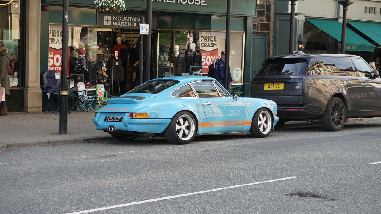 PORSCHE MOTOR CARS SPOTTED IN HARROGATE COMPILATION #CARSPOTTING #CLASSICPORSCHE #GT3RS #356A