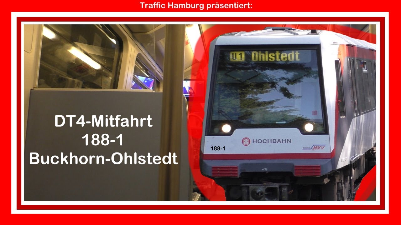DT4-Mitfahrt - In 188-1 von Buckhorn nach Ohlstedt - Traffic Hamburg