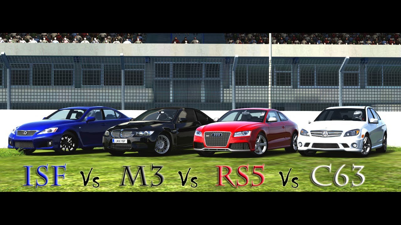 Forza Motorsport 4 Battle - S1.E12: Lexus ISF Vs BMW M3 Vs Audi RS5 Vs Mercedes C63
