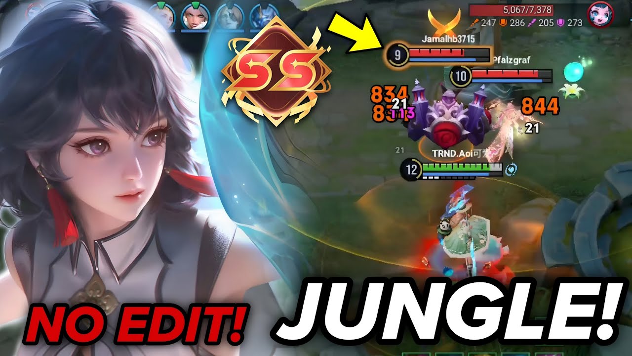 FLOWBORN TANK IS OVERPOWER! SOLO MYTHIC RANK | BEST JUNGLE BUILD & ARCANA 2025 HOK