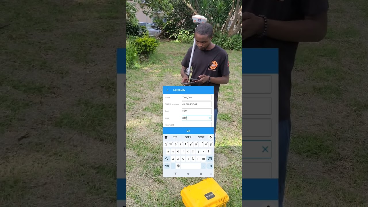 How to connect your GNSS receiver to the CORS for precise.