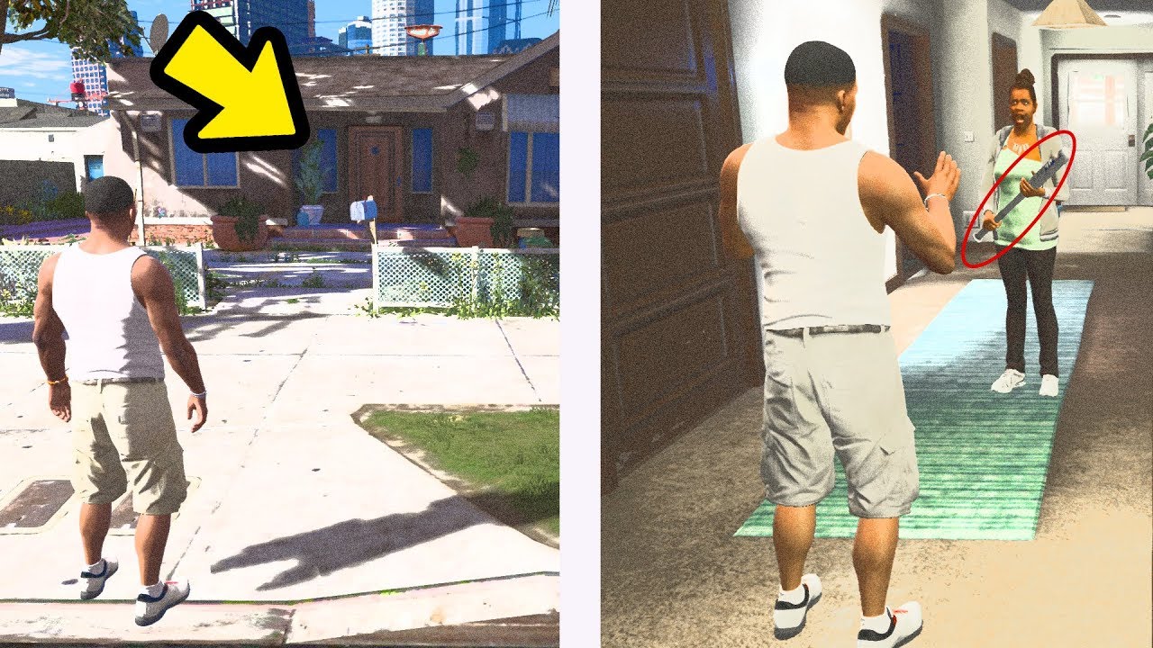 GTA V: O que acontece quando o Franklin volta para casa da Tia Denise?