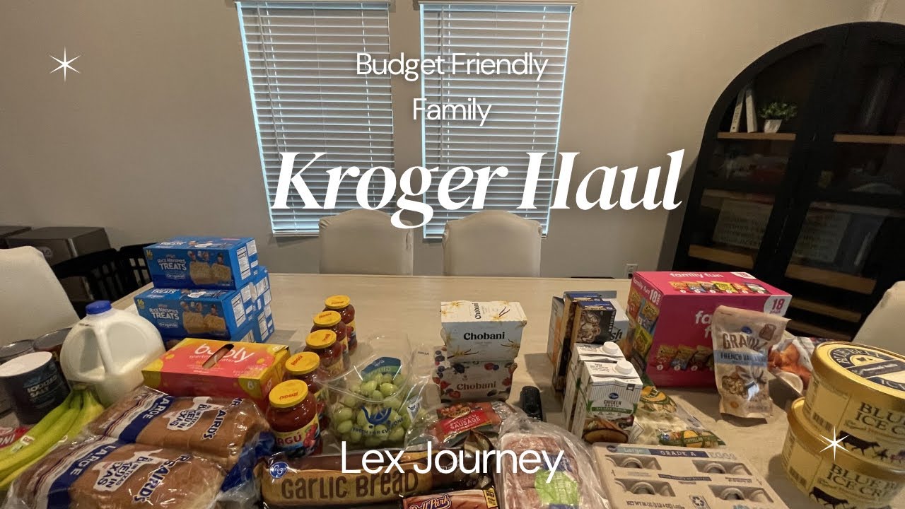 Weekly Kroger Grocery Haul/Family Of 5 Shopping Deals