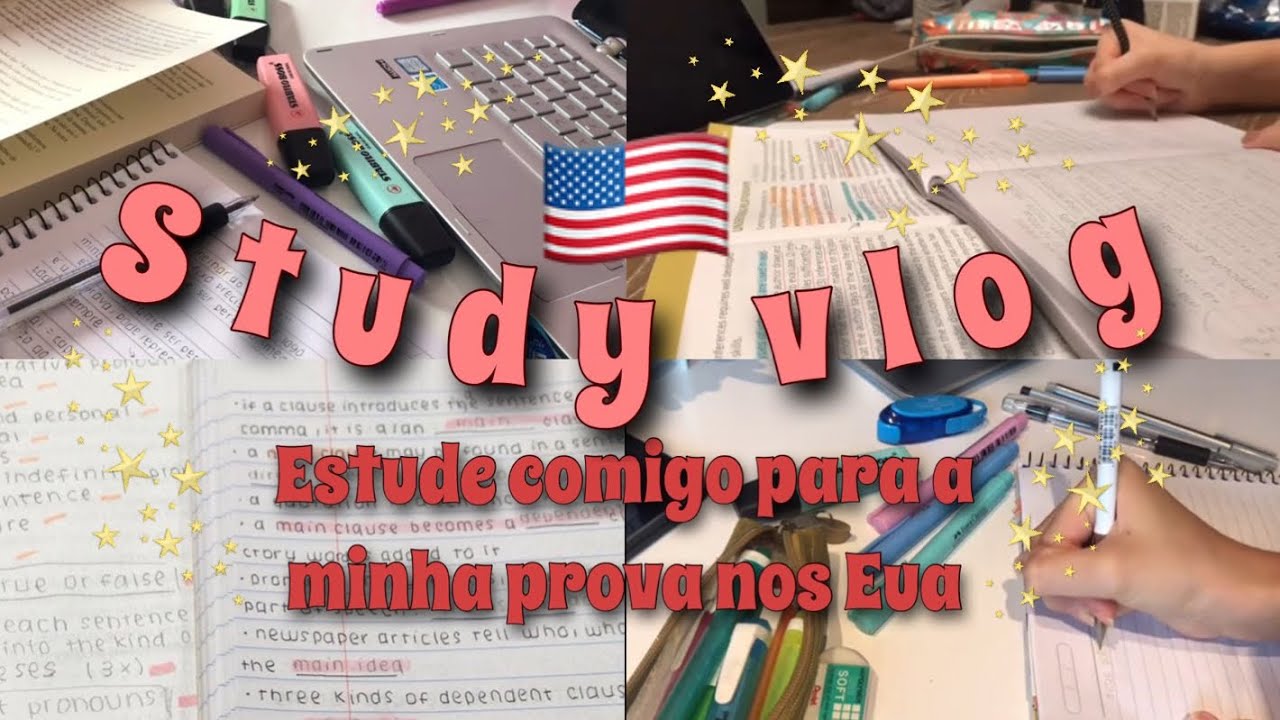 STUDY VLOG estudando para prova / DIÁRIO DE INTERCÂMBIO | Study Bel
