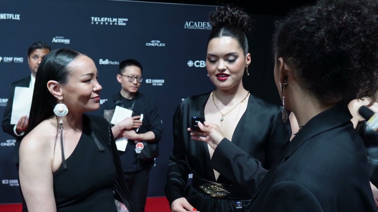Anna Lambe and Maika Harper of North of North | Canadian Screen Awards