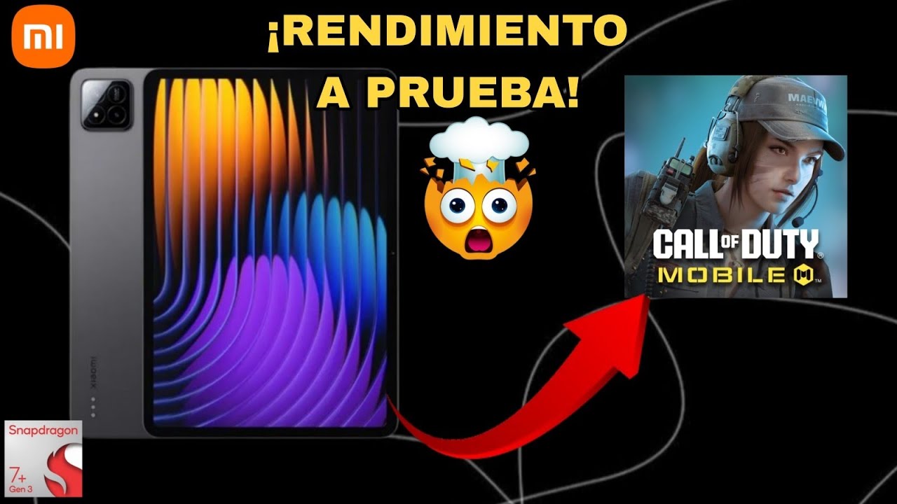 XIAOMI PAD 7 | Así corre COD Mobile 🎮 Snapdragon 7+ Gen 3🔥