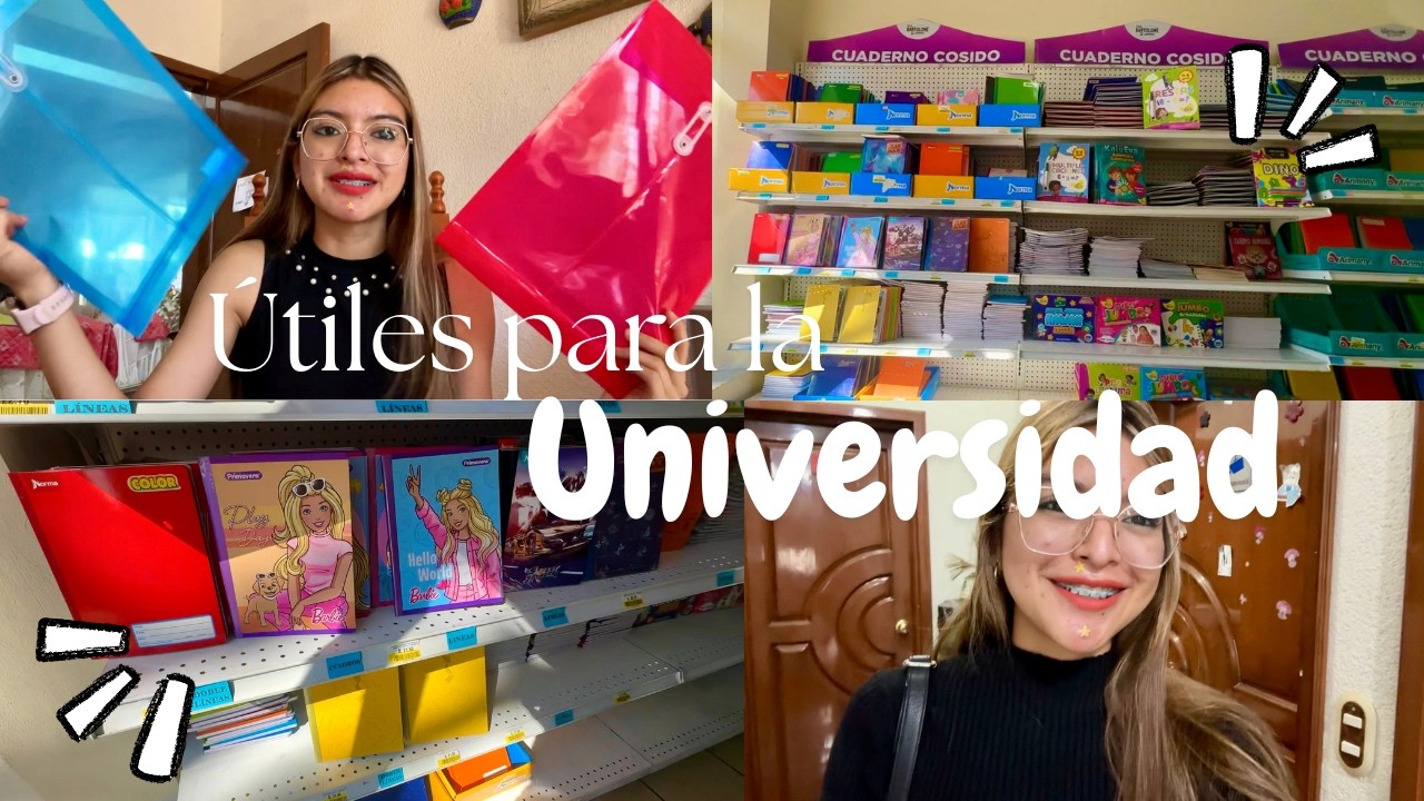 Preparándome para la universidad 📚 | Shopping de útiles + haul | Tmoyoo