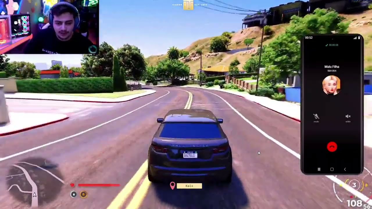 GABE R0UBO O CARRO DO MALONE