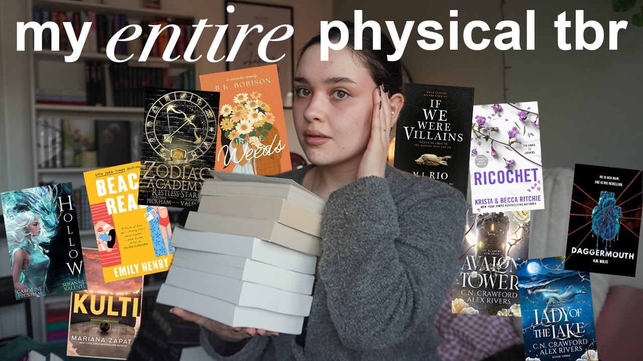 my entire physical tbr 🐉✨