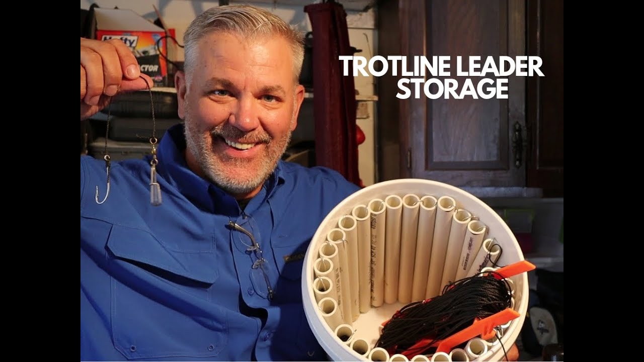 HOW TO MAKE YOUR TROTLINE STORAGE BUCKET USING PVC AND A BUCKET - DIY TROTLINE STORAGE (HOMEMADE)