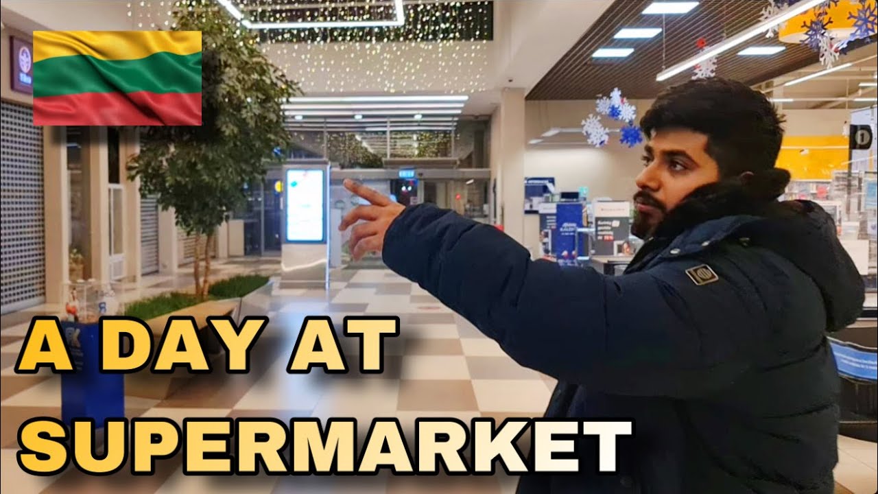 A day at supermarket...😊 #tamil #lithuania #vlog