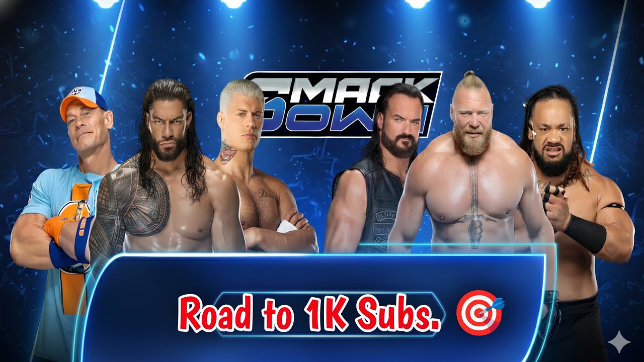 UNSTOPPABLE WAR! Lesnar–McIntyre–Fatu vs Reigns–Cody–Cena | WWE 2K25 Gameplay