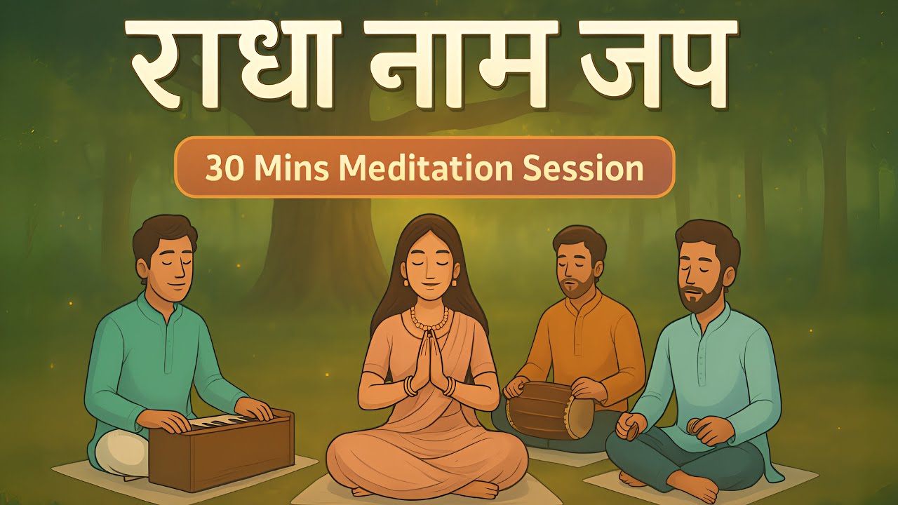Radha Naam Jap | 30 Mins Meditation Session | Jamming Session 26 | Bhajan Marg Blog