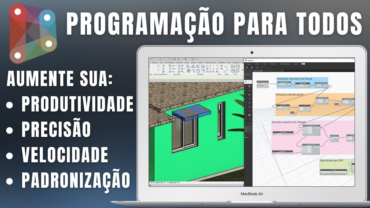 Dynamo para Revit - Do Zero ao Avan&ccedil;ado para Ser + Produtivo