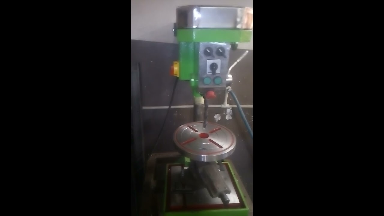 #Wiertarka sam stołowa słupowa własnej konstrukcji, #samoróbka test, #bench drill diy