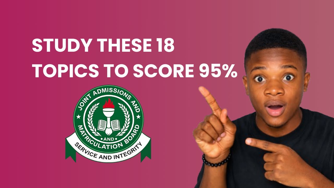 If you Master these Topics, I guarantee you 95% in JAMB Chemistry (DON’T IGNORE THIS!)