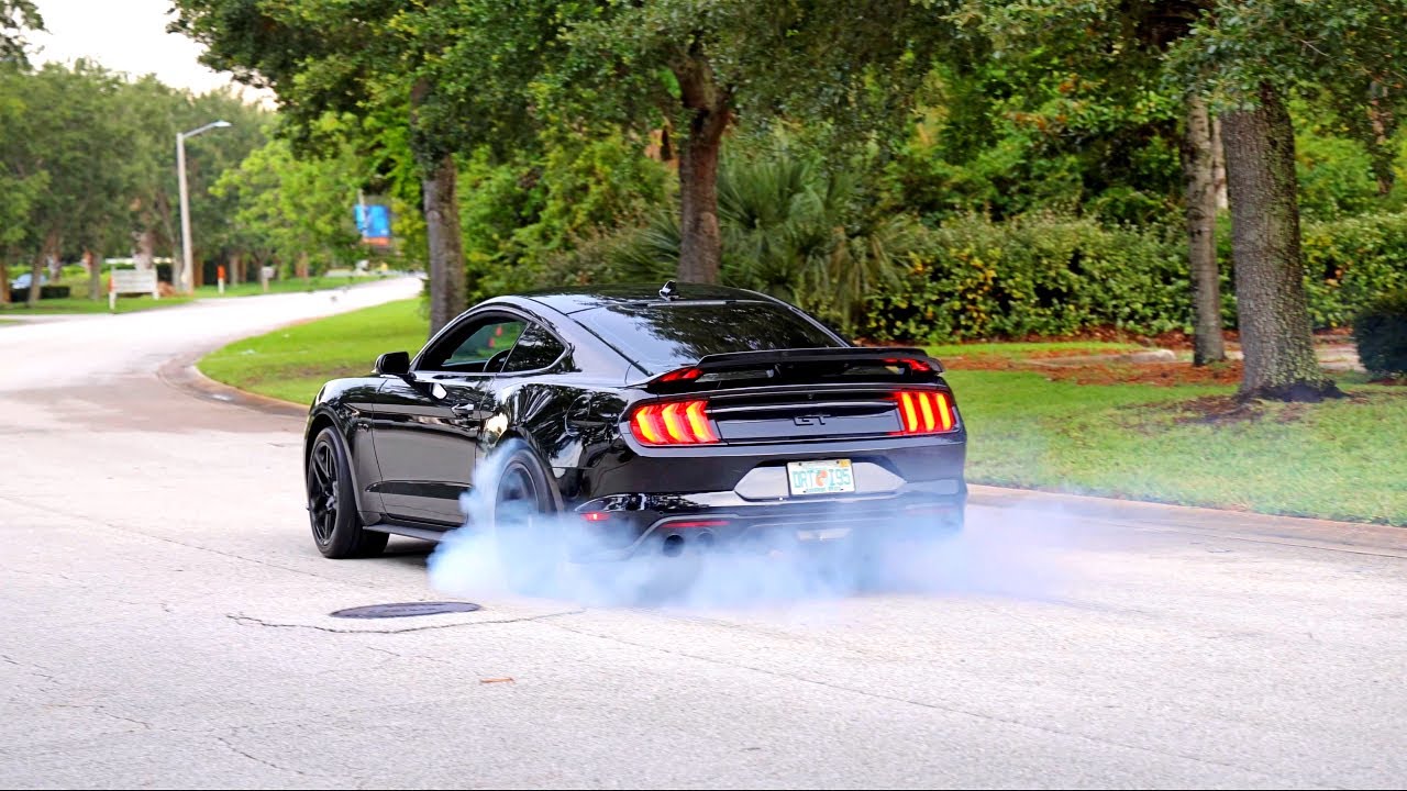Mustangs at Daytona 2023 - Fast Performance Night Meet Pullouts & Burnouts!!