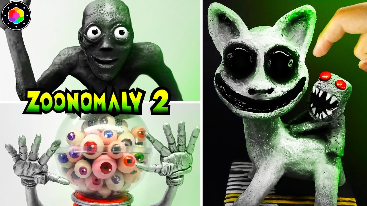 LAS NUEVAS CRIATURAS de ZOONOMALY 2? 😨🌳 | Escultura Criaturas Lights are off | PlastiVerse