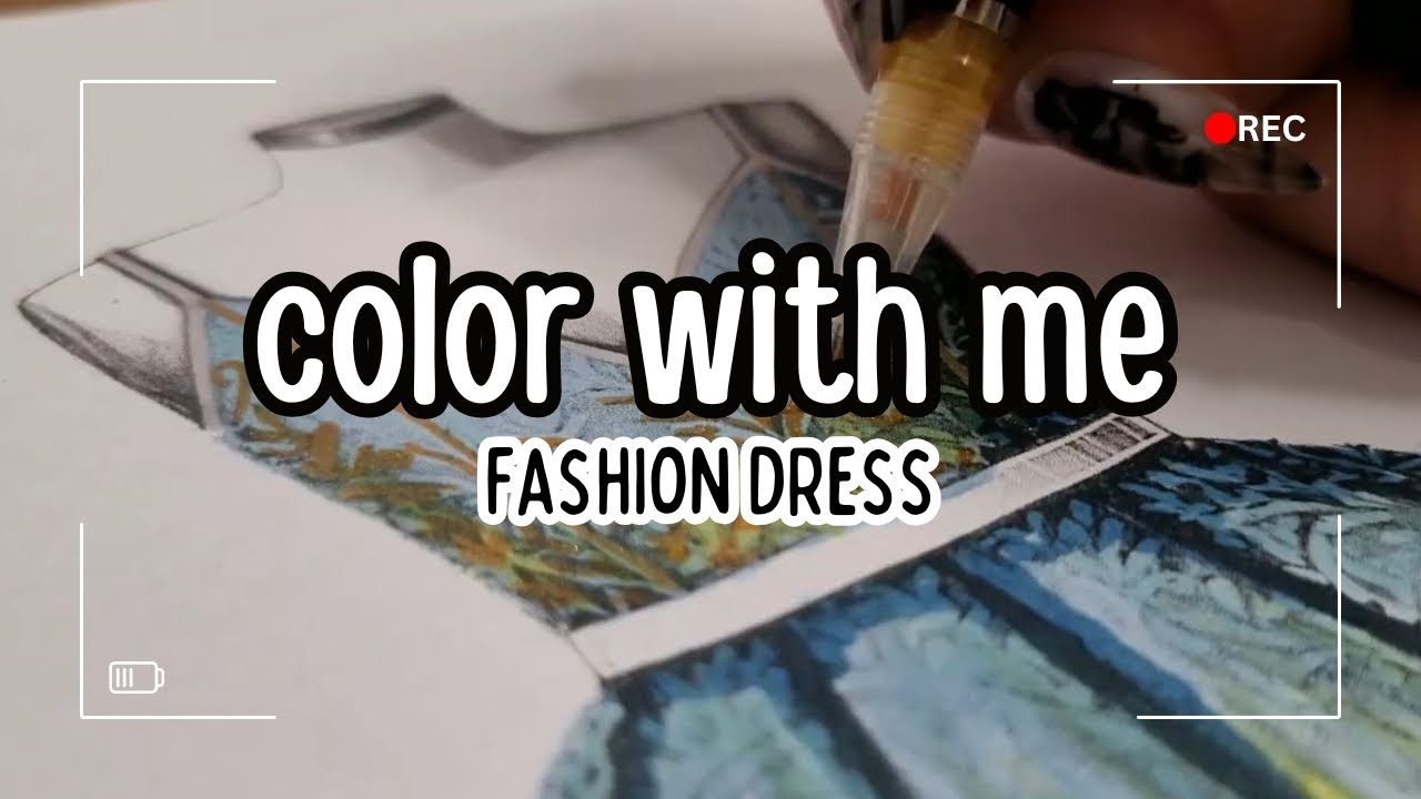 Relaxing ASMR Coloring & Soft Marker Sounds & Calm Art Vibes