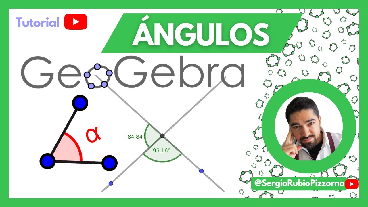 🟢 Cómo hacer un ÁNGULO en GeoGebra