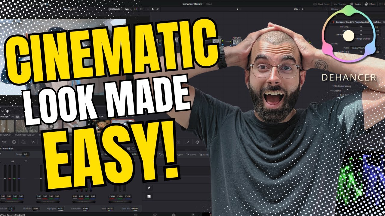 Get The Cinematic Film Look EASY (Dehancer Plugin Review)